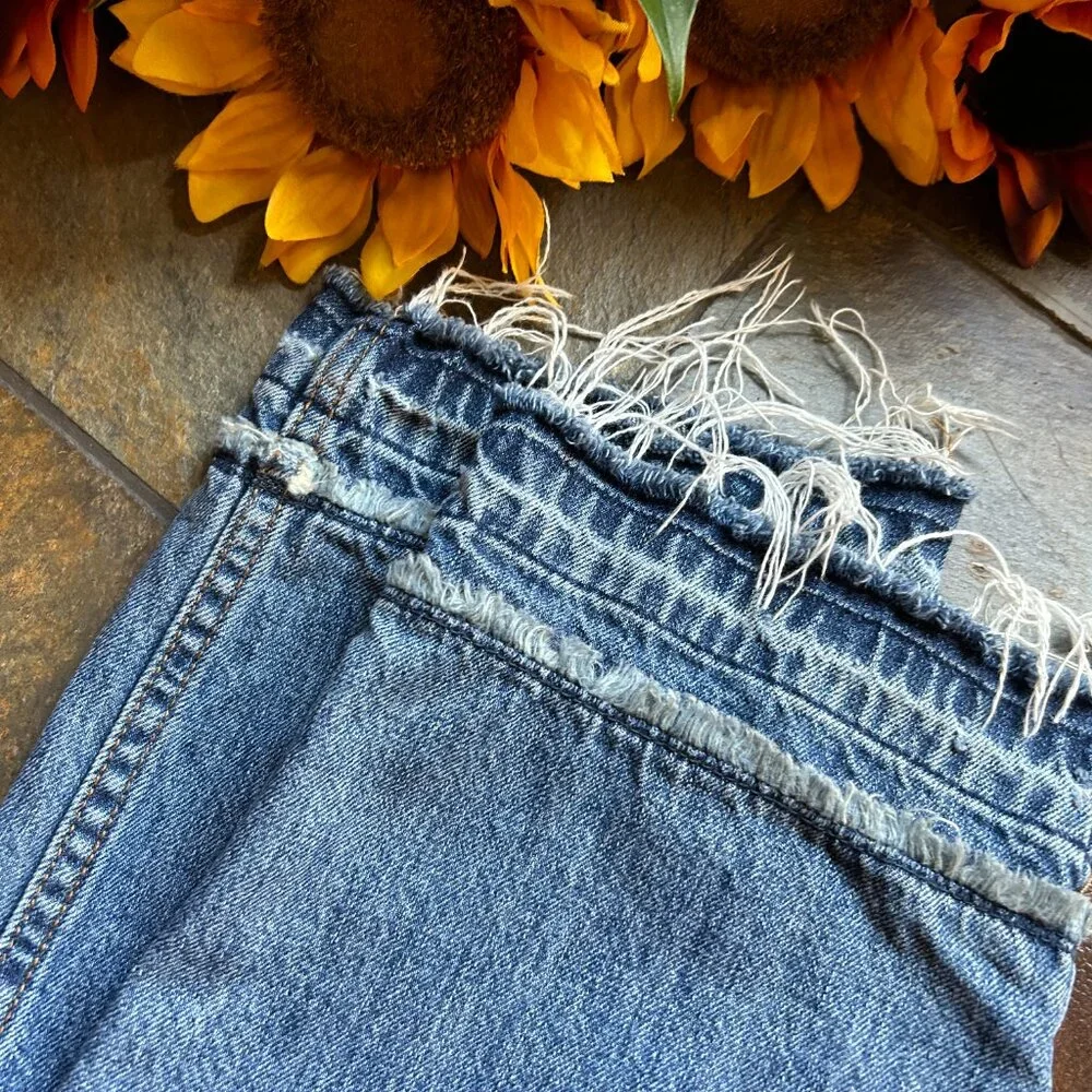 We the Free Button-Fly Jeans w/Double-Frayed Hem - Picture 2 of 16
